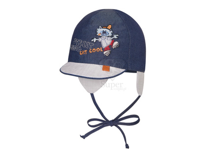 
                    Broel Kamrat czapka dla chłopca na lato beżowa
                